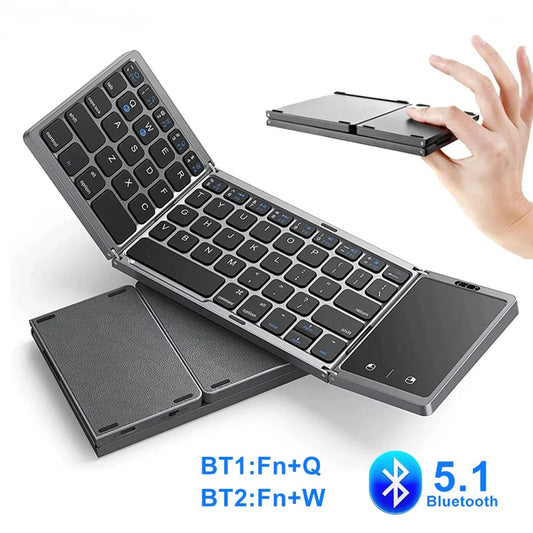 PocketFold Compact Foldable Bluetooth Keyboard
