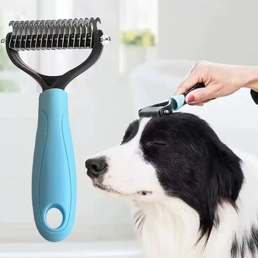 FurEase Dual-Edge Pet Grooming Comb