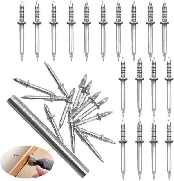 Invisible Double Head Skirting Nails (Pack of 100)
