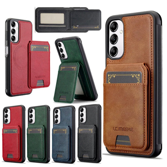2-in-1 Detachable Wallet Phone Case with RFID Card Holder & Adjustable Stand