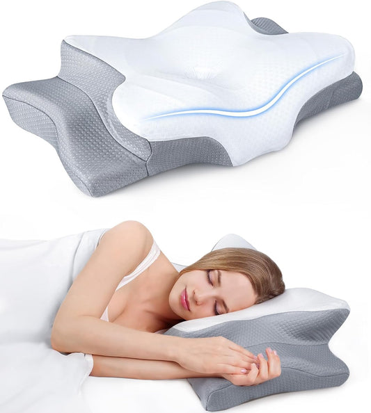RestRight Memory Foam Neck Support Pillow
