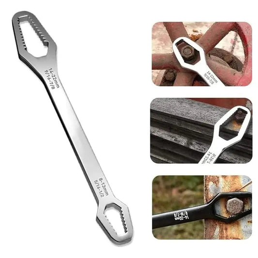 FlexGrip™ Universal Self-Tightening Wrench (8–22mm) – One Tool Replaces Your Entire Set 🔧