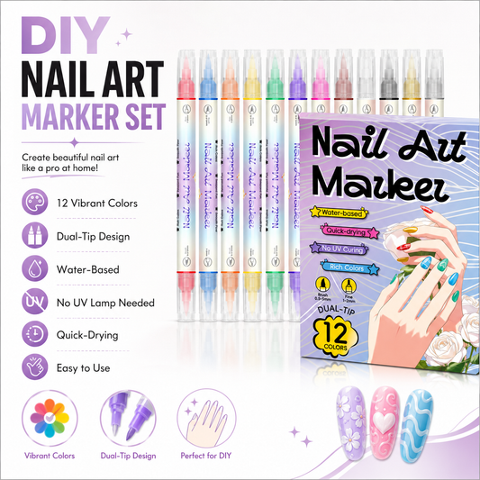 EasyGlam Nail Art Pen Kit