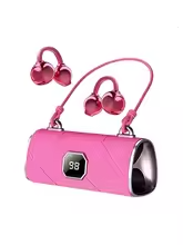 StyleSync™ Ear-Cuff Wireless Earbuds — Fashion-Forward Audio with Chic Handbag Case ✨👜🎧